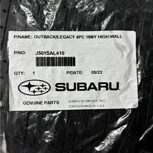 Subaru Outback floor mats-4 NEW